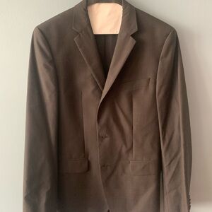 Hugo Boss Men's Dark Black Single-Breasted Blazer